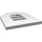 Ekena Millwork Octagonal Top Surface Mount PVC Gable Vent: Functional, w/ 3-1/2"W x 1"P Standard Frame, 12"W x 14"H GVPOT12X1401SF - alternate 4